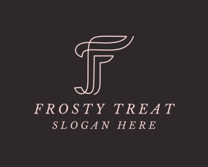 Feminine Boutique Letter F logo design