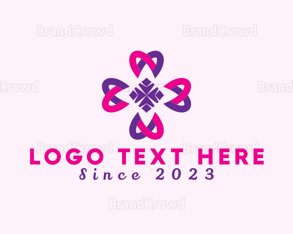 Floral Art Decoration Logo