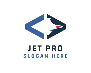 Jet - Fighter Jet Air Force logo design