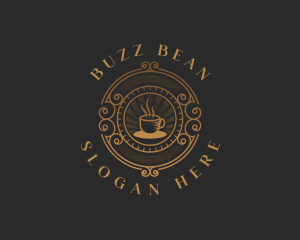 Caffeine - Coffee Cafe Barista logo design