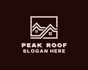 Residential Home Roofing logo design