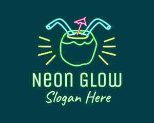 Neon - Neon Coconut Drink logo design