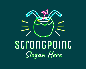 Neon - Neon Coconut Drink logo design