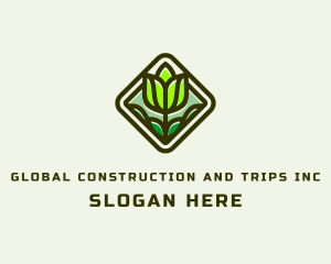 Organic - Wellness Tulip Flower Spa logo design