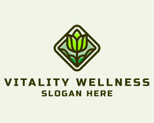 Wellness Tulip Flower Spa  logo design