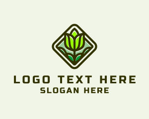 Farm - Wellness Tulip Flower Spa logo design