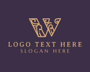 Business Company Letter W logo design