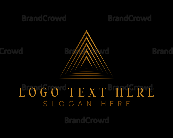 Luxury Pyramid Business Logo