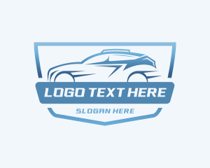 SUV Vehicle Transportation Logo