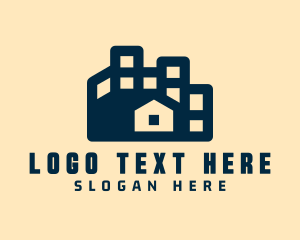 House - House Building Realty logo design