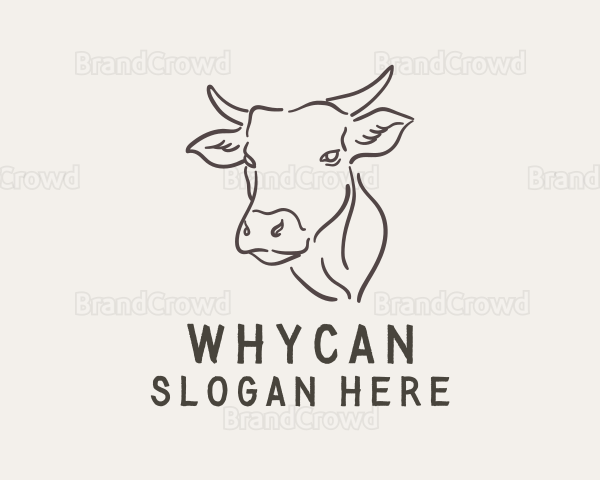 Cattle Livestock Cow Logo