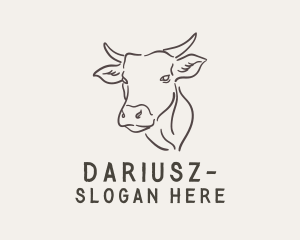 Cattle Livestock Cow logo design