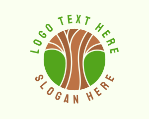 Green - Green Nature Tree logo design