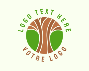 Park - Green Nature Tree logo design