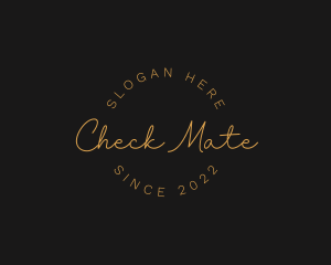 Classy Handwritten Signature logo design