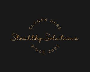 Classy Handwritten Signature logo design