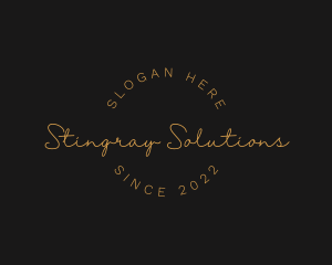 Classy Handwritten Signature logo design