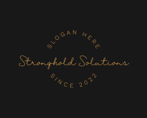 Classy Handwritten Signature logo design