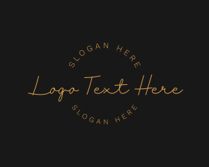 Classy Handwritten Signature Logo