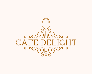 Cafeteria - Fancy Gourmet Restaurant logo design