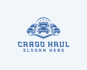 Cargo Forwarding Truck logo design