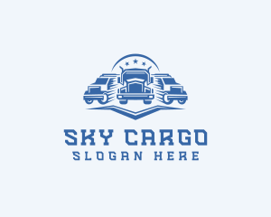 Cargo Forwarding Truck logo design