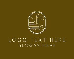 Istanbul - Muslim Mosque Temple logo design