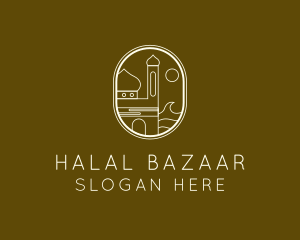 Muslim Mosque Temple logo design