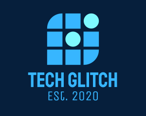 Blue Tech Company logo design