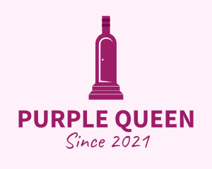 Purple Bottle Door  logo design