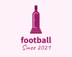 Alcohol - Purple Bottle Door logo design