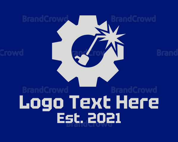 Welding Industrial Cog Logo