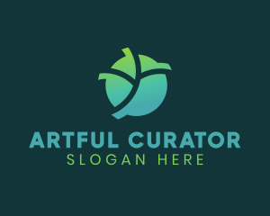 Natural Eco Leaf logo design