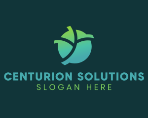 Natural Eco Leaf logo design