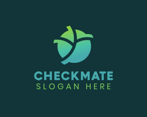 Natural Eco Leaf logo design