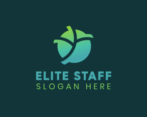 Natural Eco Leaf logo design