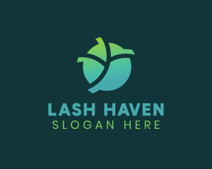 Natural Eco Leaf logo design