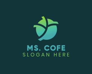 Natural Eco Leaf logo design