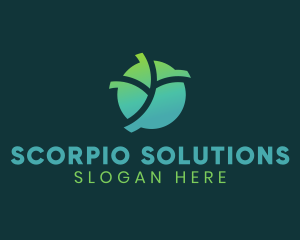 Natural Eco Leaf logo design