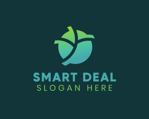 Natural Eco Leaf logo design