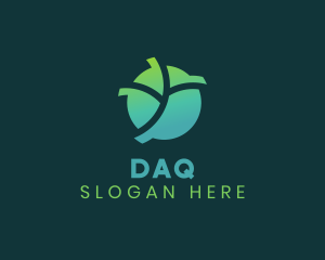 Organic - Natural Eco Leaf logo design