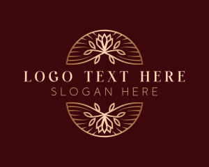 Flower - Luxury Floral Decor logo design