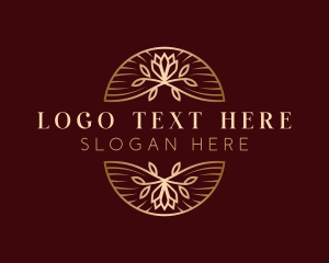 Vintage - Luxury Floral Decor logo design