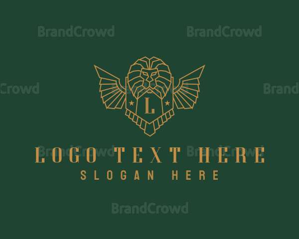 Lions Head Crest Logo