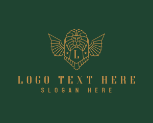 Decor - Lions Head Crest logo design