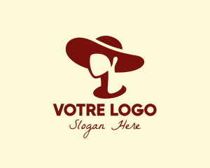 Vacation - Retro Floppy Hat logo design
