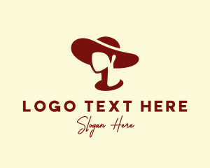 Tourism - Fashionista Floppy Hat logo design