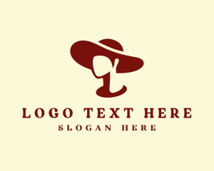 Tourism - Fashionista Floppy Hat logo design