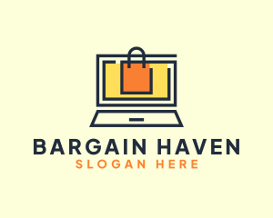Sale - Online Market Bag logo design