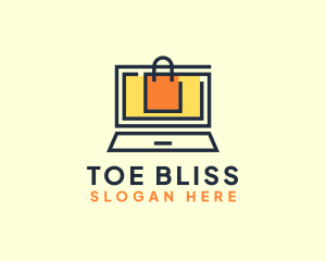 Online Market Bag logo design